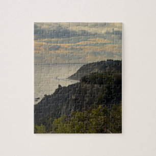 Rhode Island Klippen Sonnenuntergang Puzzle