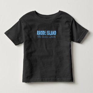 RHODE ISLAND kundenspezifische Textkleidung Kleinkind T-shirt