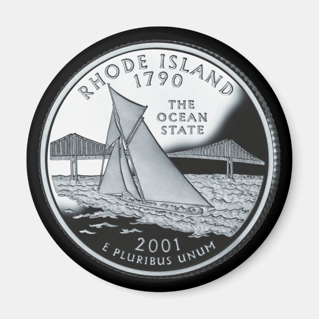 RHODE ISLAND MAGNET (Vorne)
