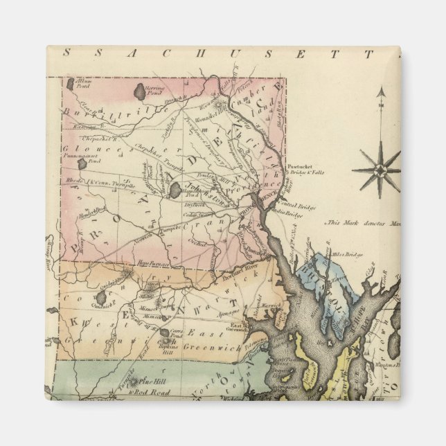 Rhode Island Magnet (Vorne)