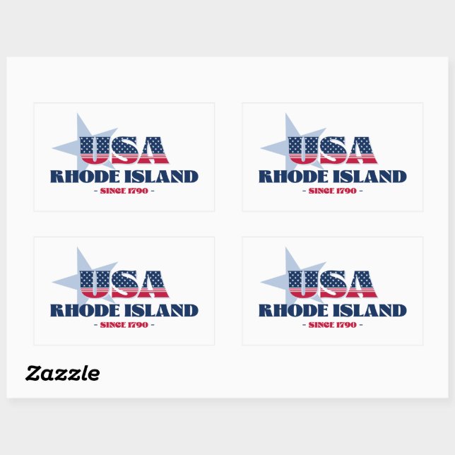 Rhode Island Mein Zuhause Staat Sticker (Blatt)