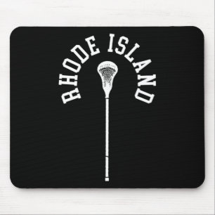 Rhode Island Minimalistischer vertikaler Lacrosse- Mousepad