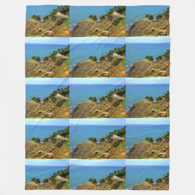 Rhode Island Mohegan Bluffs Fleecedecke (Vorderseite)