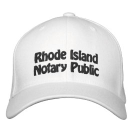 Rhode Island Notar bestickte Baseballkappe