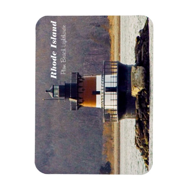 Rhode Island Pflaume Magnet (Vertikal)