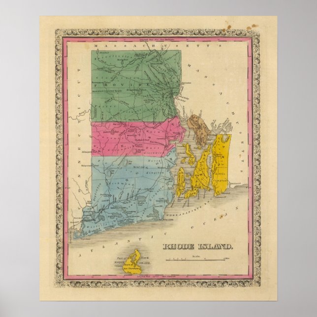 Rhode Island Poster (Vorne)