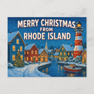 RHODE ISLAND Postkarte