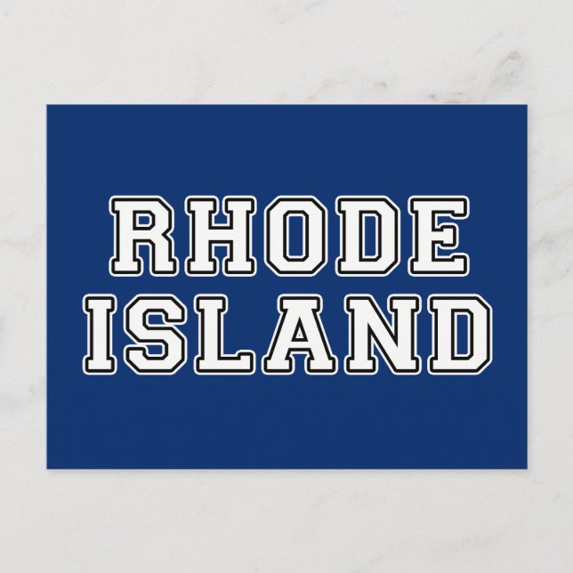 Rhode Island Postkarte (Vorderseite)