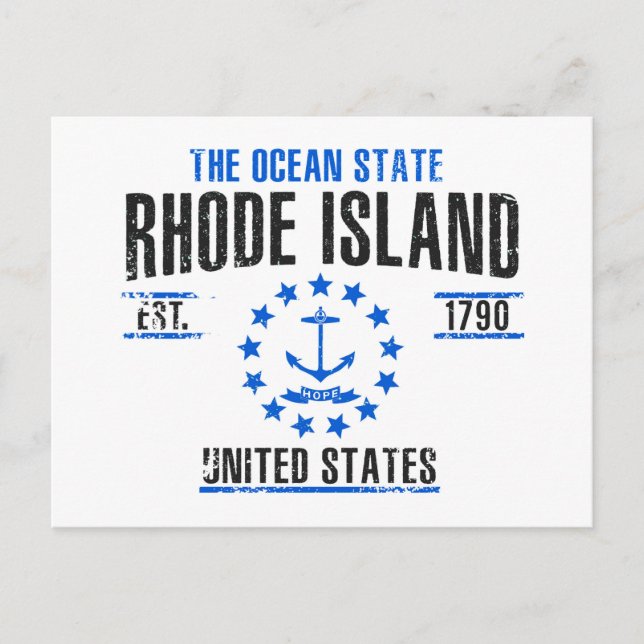 Rhode Island Postkarte (Vorderseite)
