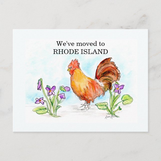 Rhode Island Postkarte (Vorderseite)