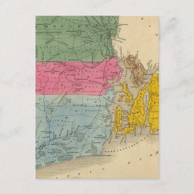 Rhode Island Postkarte (Vorderseite)