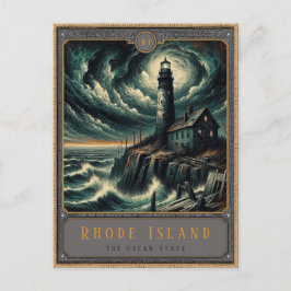 Rhode Island | Postkarte Gothic Art