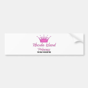 Rhode Island Prinzessin Autoaufkleber