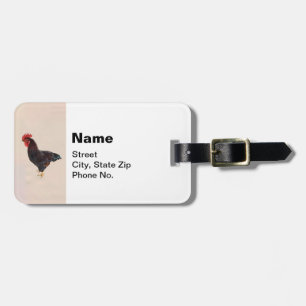 Rhode Island Red Rooster Gepäckanhänger