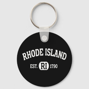 Rhode Island Retro Vintage Rhode Island Ri Schlüsselanhänger