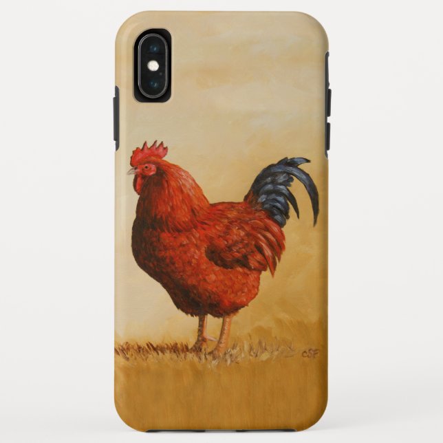 Rhode Island Rooster Chicken Case-Mate iPhone Hülle (Rückseite)