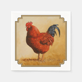 Rhode Island Rooster Chicken Serviette