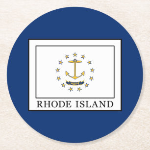 Rhode Island Runder Pappuntersetzer
