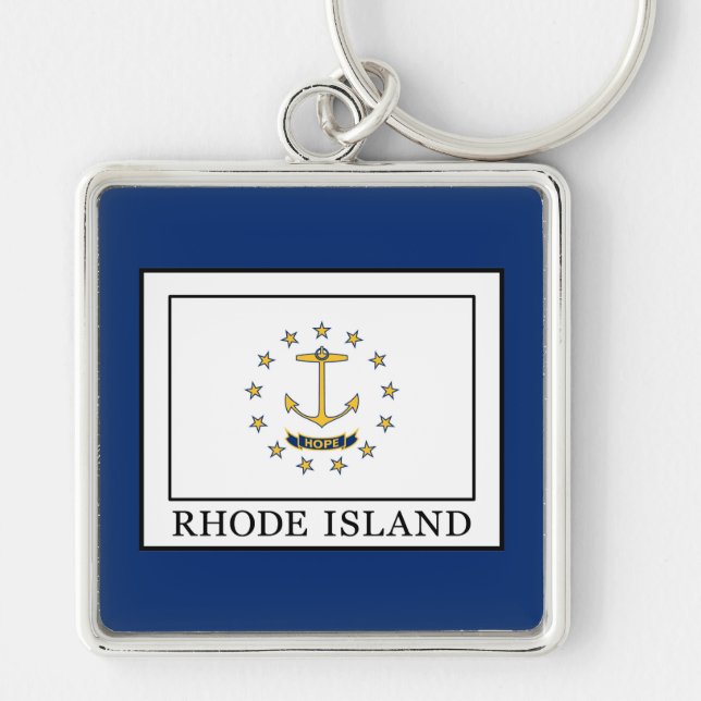 Rhode Island Schlüsselanhänger (Vorne)