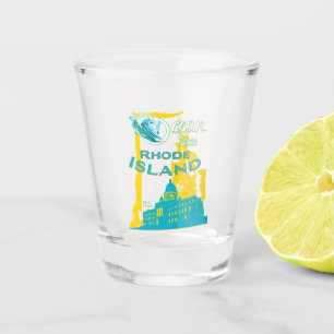 Rhode Island Schnapsglas