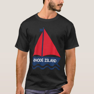 Rhode Island Segelboot Jungen Mädchen Kleinkind T-Shirt