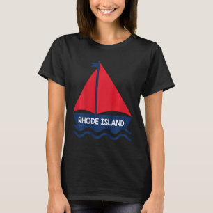Rhode Island Segelboot Jungen Mädchen Kleinkind T-Shirt