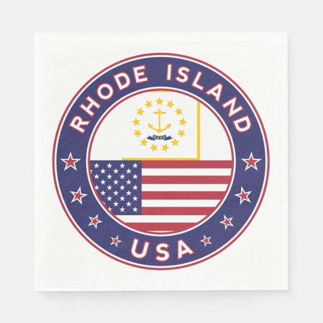 Rhode Island Serviette (Vorderseite)