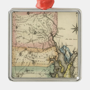 Rhode Island Silbernes Ornament