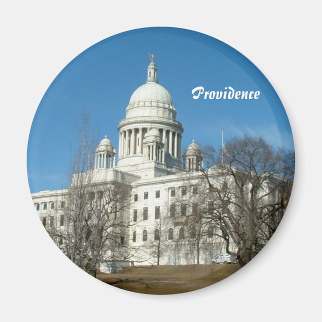 Rhode Island Staat Hauptstadt Magnet (Vorne)