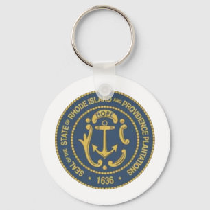 Rhode Island Staats-Siegel Schlüsselanhänger