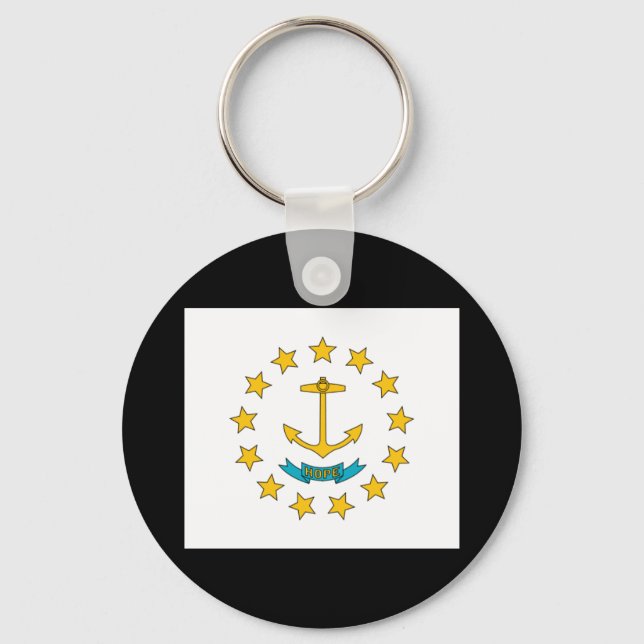 Rhode Island State Flag Schlüsselanhänger (Vorderseite)