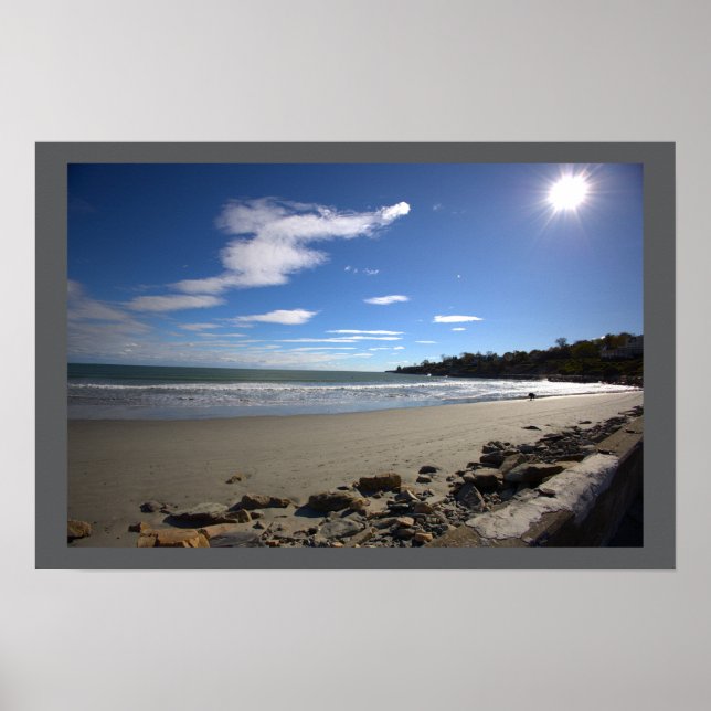 Rhode Island Strand Wasserszene Poster (Vorne)