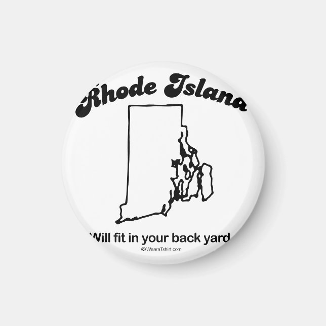RHODE ISLAND - T - Shirt "RHODE ISLAND STAAT MOTTO Magnet (Vorne)