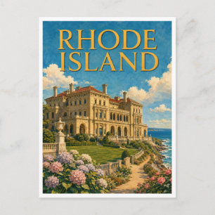 Rhode Island The Breakers GeoSaga Postkarte