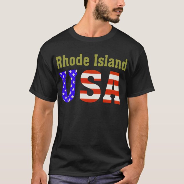 Rhode Island USA! T-Shirt (Vorderseite)