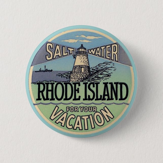 Rhode Island Vintage Button (Vorderseite)