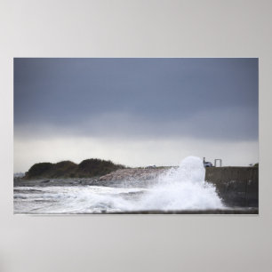 Rhode Island-Wasserlandschafts-Plakat Poster