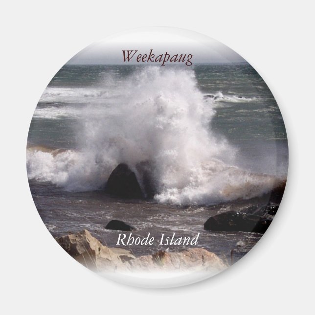 Rhode Island, Weekapaug Magnet (Vorne)