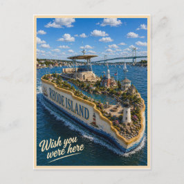 Rhode Island | Wish You Were Here | State-Serie Postkarte