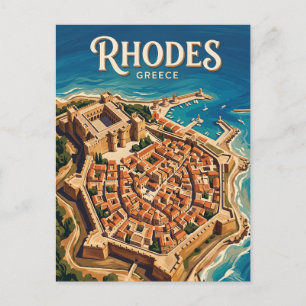 Rhodes Altstadt Griechenland Postkarte