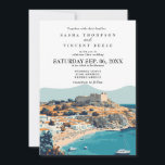 Rhodes Greece Wedding Invitation Retro Einladung<br><div class="desc">Vorstellung der faszinierenden Rhodes Wedding Invitation Card, die mit lebendigen Retro-Farben zum Leben erweckt wird! Betrachten Sie die majestätische Landschaft der Rhodos, die diese exquisite Einladung annimmt. Personalisierung ist von entscheidender Bedeutung - mühelos den Text auf Ihre Hochzeitsspezifikationen abzustimmen. Wählen Sie aus einer Reihe von Schriftart-Stilen und -Farbtönen, die Ihr...</div>