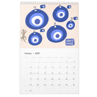 Rhodes Griechische Szenen & Muster Küchenkalender Kalender