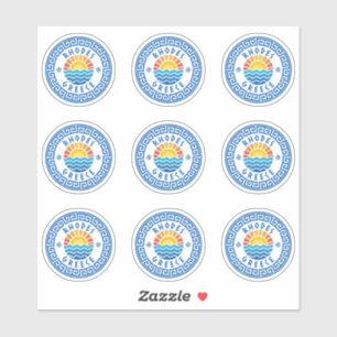 Rhodes Island, Grèce Sticker à pack multiple