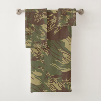Rhodesian Brushstroke CAMOUFLAGE Badhandtuch Set
