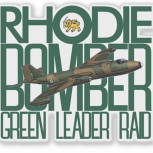 RHODESIAN CANBERRA BOMBER AUFKLEBER