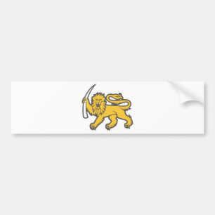 Rhodesian Löwe Autoaufkleber