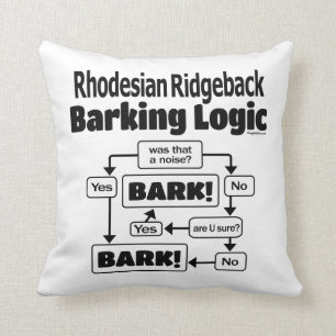 Rhodesian Ridgeback Abstreifenlogik Kissen
