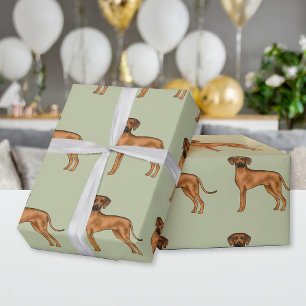 Rhodesian Ridgeback Afrikanischer Löwenhund Muster Geschenkpapier
