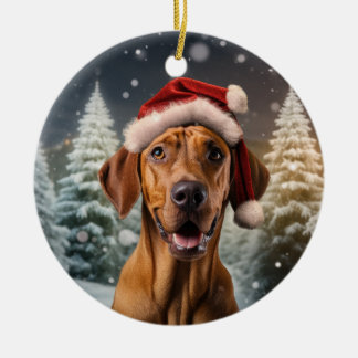 Rhodesian Ridgeback Chien Ornement de Noël