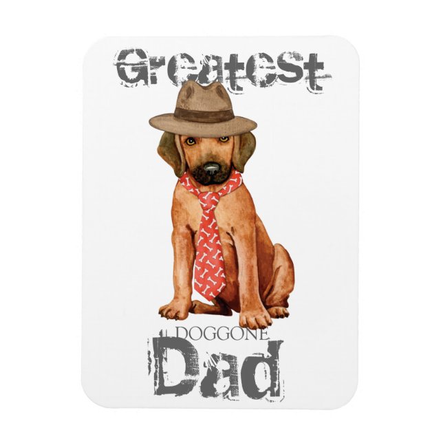 Rhodesian Ridgeback Dad Magnet (Vertikal)